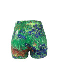 Women printed shorts