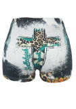 Women printed shorts