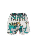Women printed shorts