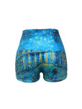 Women printed shorts