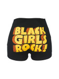 Women printed shorts