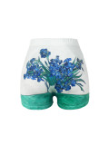Women printed shorts