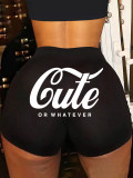 Women printed shorts