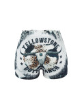 Women printed shorts