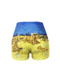 Women printed shorts