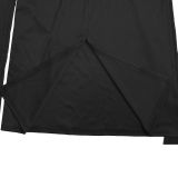 Women Back Slit Cape Sleeve Beaded Elegant Dress