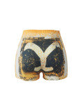 Women printed shorts