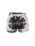 Women printed shorts