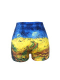 Women printed shorts
