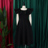 Fashionable Chic and Elegant Ruffled A-line Formal Party & Evening Dress