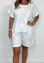 Spring/Summer Women's Casual Fashion Print Pajamas Set