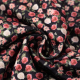 Women Spring Summer Sexy Slash Shoulder Print Top and Cropped Pants Two Piece Set