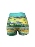 Women printed shorts