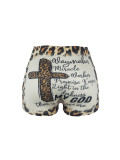 Women printed shorts