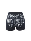 Women printed shorts