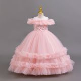 Girls Puffy Wedding Princess Dress Kids Dress