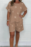 Spring/Summer Women's Casual Fashion Print Pajamas Set