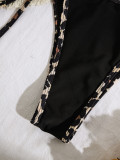 Triangle lace-up starfish sexy bikini women Two Pieces swimsuit