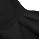 Fashionable women's Low Back retro sleeveless Backless A-line long dress