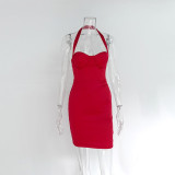 Women Spring Sexy Party Bodycon Backless Dress