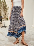 Women Print Bohemian Holidays Beach Skirts