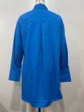 Women Solid Shirt Dress