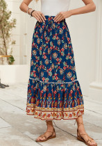 Women Print Bohemian Holidays Beach Skirt