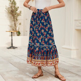 Women Print Bohemian Holidays Beach Skirt