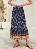 Women Print Bohemian Holidays Beach Skirt