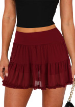 Women Mesh Summer Skirt