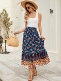 Women Print Bohemian Holidays Beach Skirt