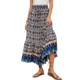Women Print Bohemian Holidays Beach Skirts