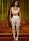 Women's Sexy Lace Two piece Fashion Pants Set
