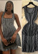 Women's Summer Square Neck Sleeveless Striped Slim Knitting Dress