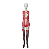 Women's Sexy Open Crotch Hollow Lingerie Temptation Net Clothes One piece Bodystockings