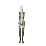 Women's Sexy Open Crotch Hollow Lingerie Temptation Net Clothes One piece Bodystockings
