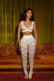 Women's Sexy Lace Two piece Fashion Pants Set
