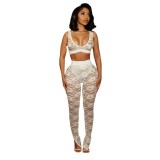 Women's Sexy Lace Two piece Fashion Pants Set