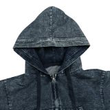 Women Denim Jacket and Skirt Two Piece Set
