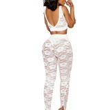 Women's Sexy Lace Two piece Fashion Pants Set