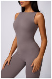 Women Sports Yoga Sleeveless Jumpsuits