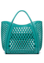 PVC Bag Shopping Basket Bag Bathing Washing Large Capacity Hollow Handheld Beach Bag