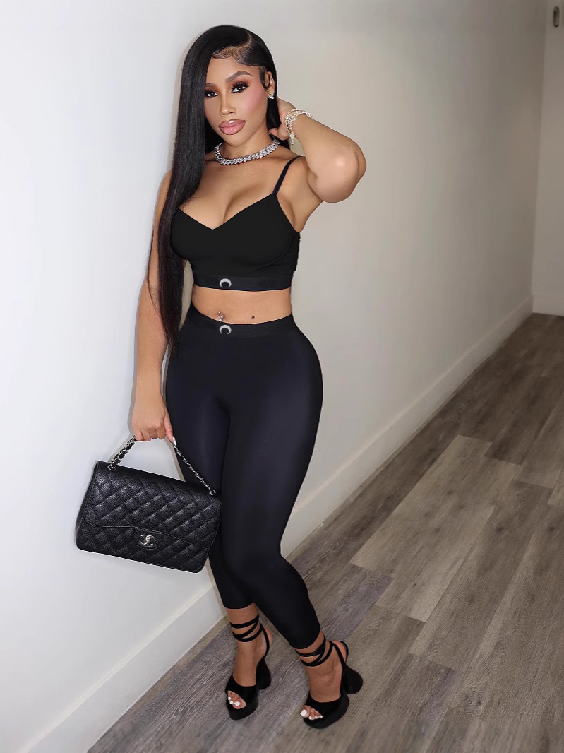 Sexy Moon Vest Pants Set