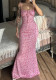 Women Spring Floral Suspender Dress