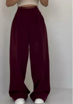 Women Casual Pleated Pants