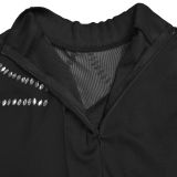 Women Elegant Beaded Cape Dress