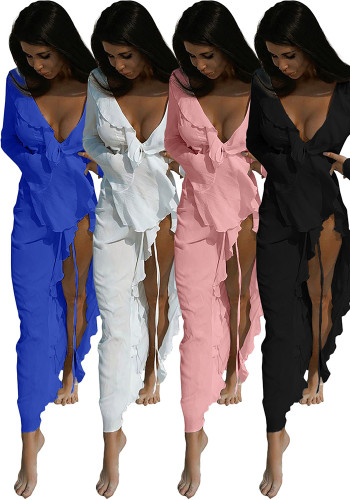 Spring Summer Long Sleeve Cardigan Beach Bikini Sun Protection Cover-up