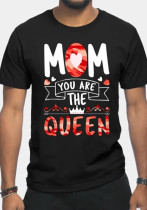 Mother's Day Pattern Print Women's Short-Sleeve T-Shirt