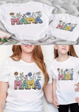 Trendy Mother-Child T-Shirts for Summer Travel Mother's Day Photo-Ready Outfit