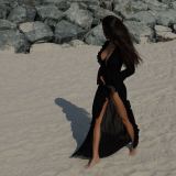 Spring Summer Long Sleeve Cardigan Beach Bikini Sun Protection Cover-up